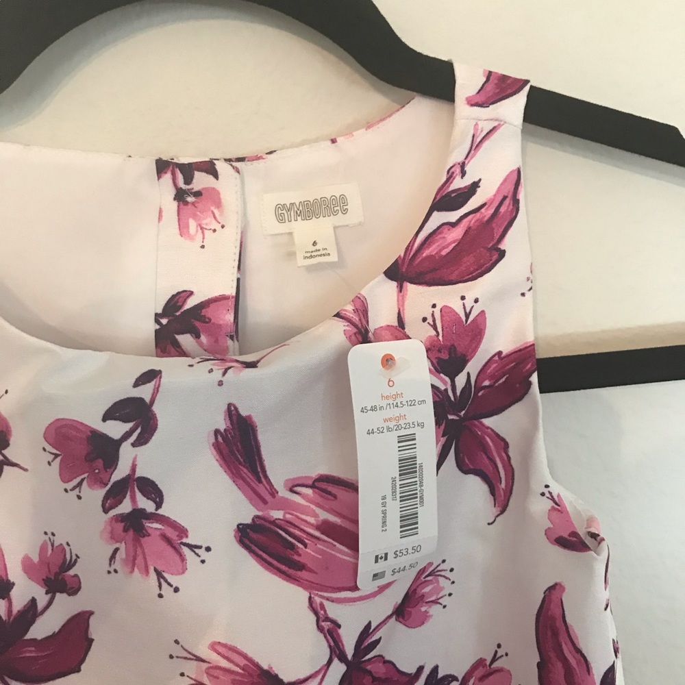 Gymboree Floral Bird Church Dress NWT - Picture 3 of 3